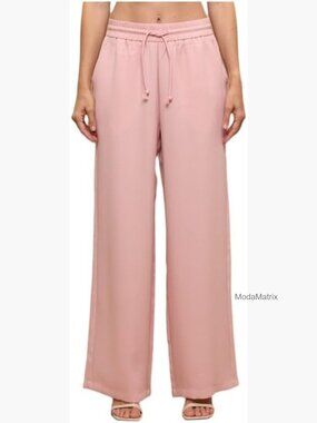 Women's High Waisted Flowy Palazzo Wide Leg Pants with Pockets